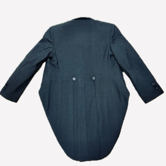 🧥🎩 OSCAR DE LA RENTA Formal Tailcoat Jacket | Made in USA | Late 80s, 00 Petite - Picture 5 of 11